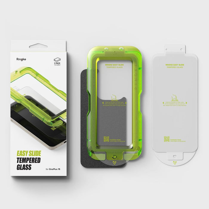 Ringke Easy Slide 2-Pack от закалено стъкло за OnePlus 15