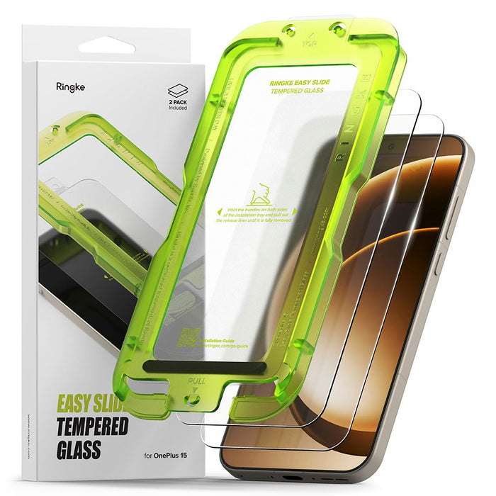 Ringke Easy Slide 2-Pack от закалено стъкло за OnePlus 15
