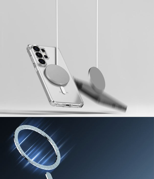 Калъф Ringke Fusion MagSafe за Samsung Galaxy S26 Ultra - прозрачен