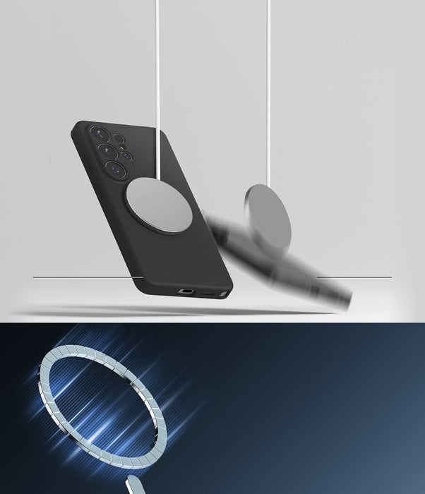 Силиконов калъф Ringke MagSafe за Samsung Galaxy S26 Ultra - черен