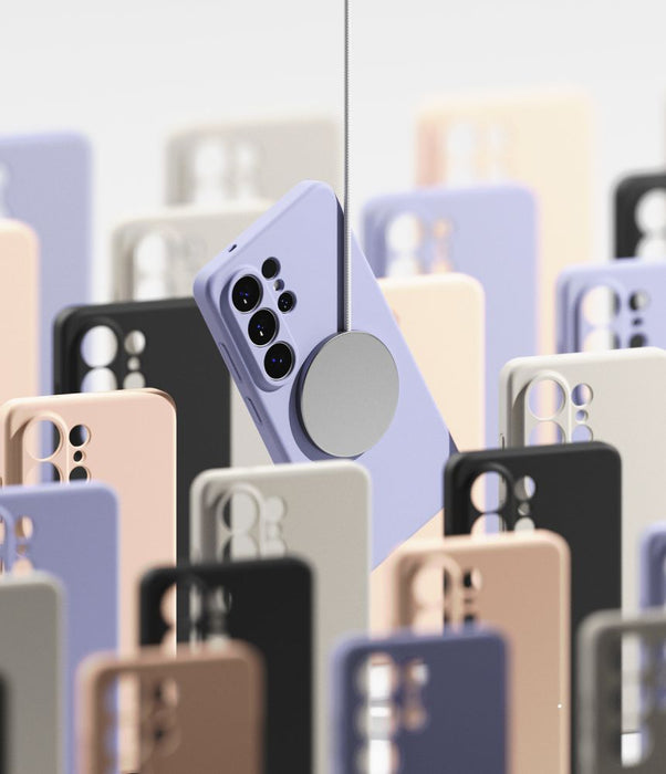 Силиконов калъф Ringke MagSafe за Samsung Galaxy S26 Ultra - бежов