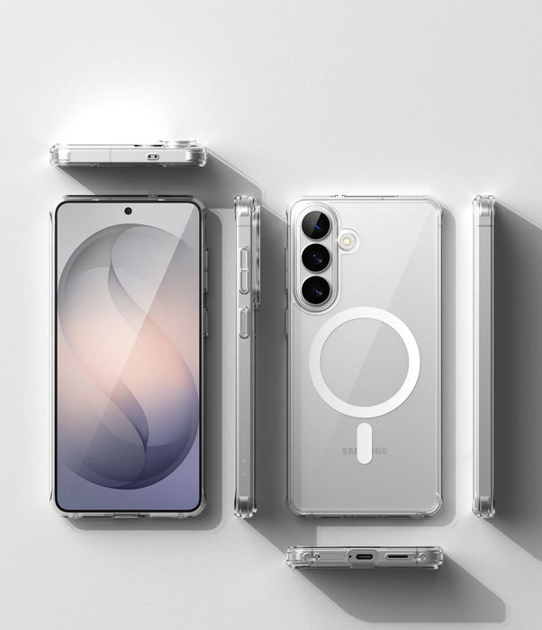 Ringke Fusion Magnetic MagSafe калъф за Samsung Galaxy S26+ - прозрачен