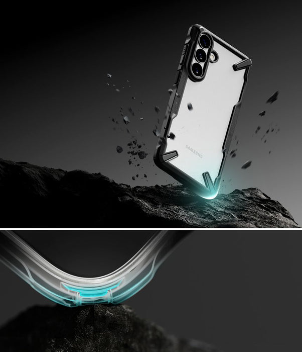 Калъф Ringke Fusion X за Samsung Galaxy S26+ - прозрачен черен