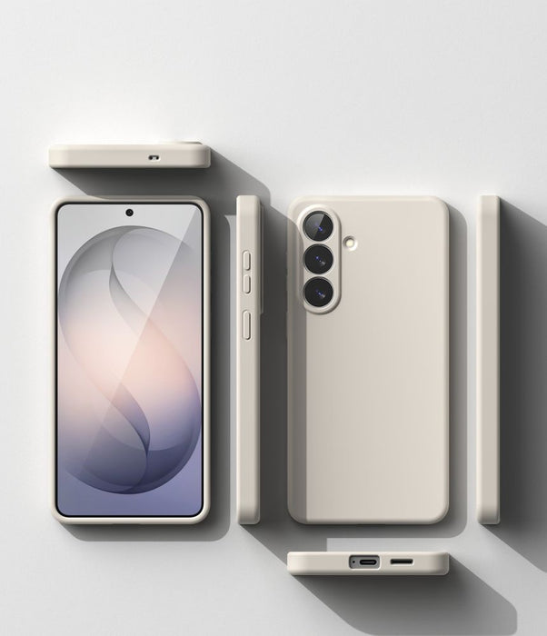 Силиконов калъф Ringke MagSafe за Samsung Galaxy S26+ - бежов