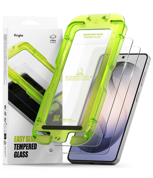 Ringke Easy Slide - комплект от 2 закалени стъкла за Samsung Galaxy S26+