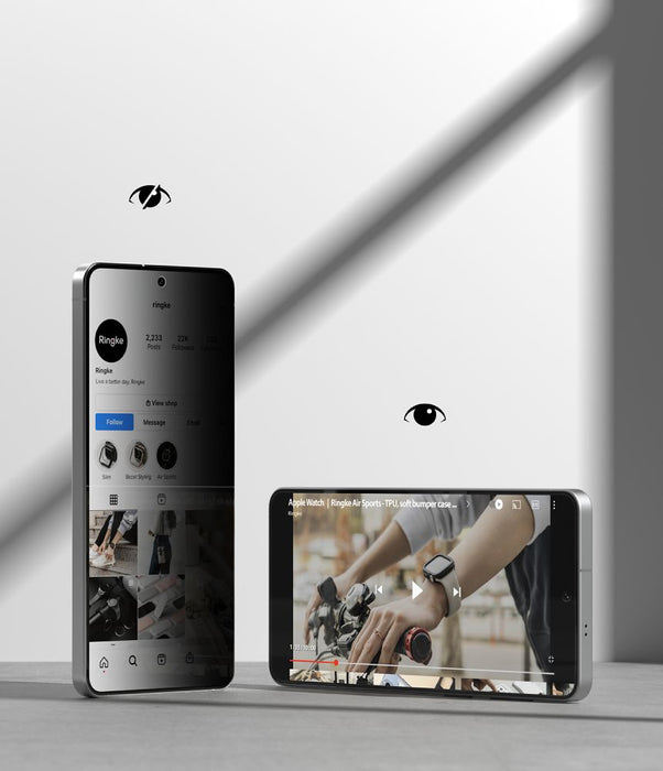 Ringke Easy Slide Privacy - комплект от 2 закалени стъкла за Samsung Galaxy S26+