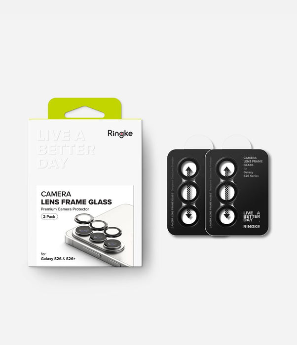 Протектор за рамка за камера Ringke, комплект от 2 броя за Samsung Galaxy S26 / S26+ - черен