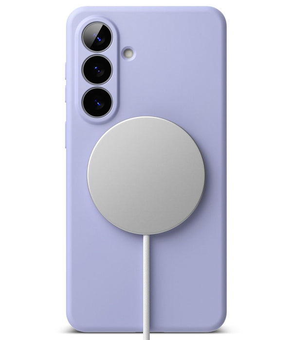 Силиконов калъф Ringke MagSafe за Samsung Galaxy S26 - лилав