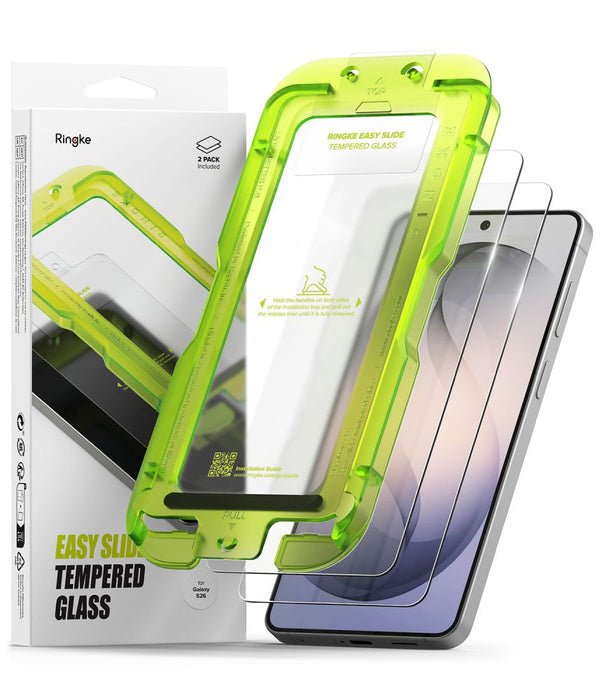 Ringke Easy Slide - комплект от 2 закалени стъкла за Samsung Galaxy S26