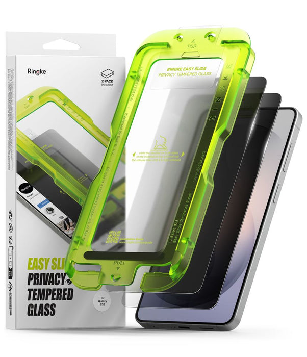Закалено стъкло Ringke Easy Slide за Samsung Galaxy S26 - 2 броя