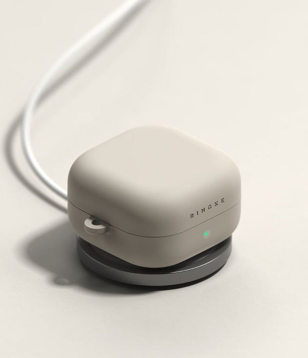 Силиконов калъф Ringke за Samsung Galaxy Buds 4 / 4 Pro - бежов