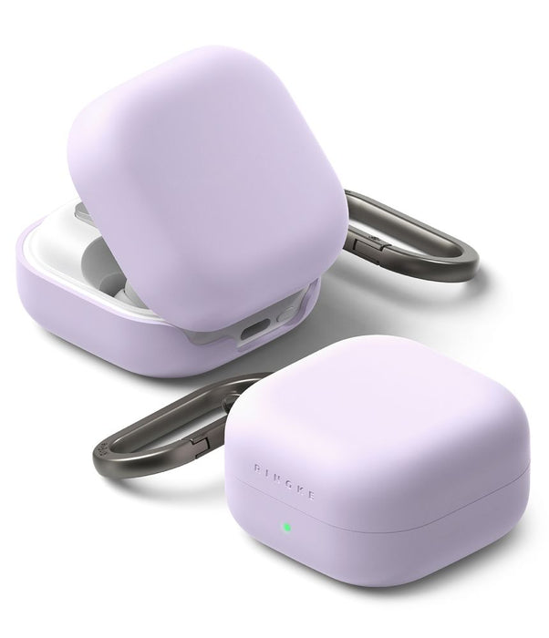 Силиконов калъф Ringke за Samsung Galaxy Buds 4 / 4 Pro - лилав