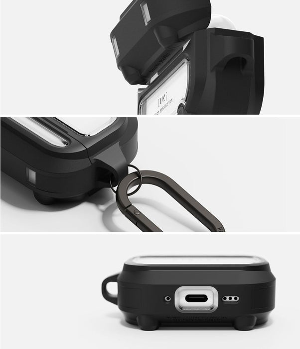 Магнитен калъф Ringke UX за AirPods Pro 3 - черен и прозрачен