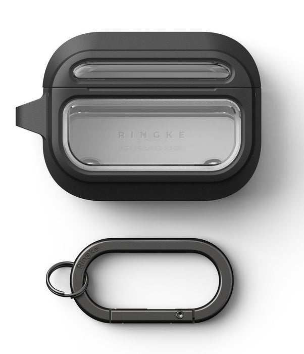 Магнитен калъф Ringke UX за AirPods Pro 3 - черен и прозрачен