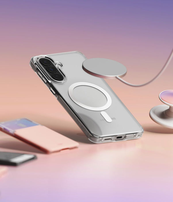 Ringke Fusion Magnetic MagSafe калъф за Samsung Galaxy A57 5G - прозрачен