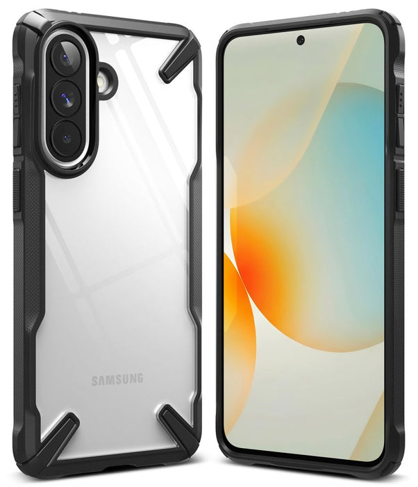 Калъф Ringke Fusion X за Samsung Galaxy A57 5G - прозрачен и черен