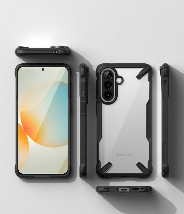 Калъф Ringke Fusion X за Samsung Galaxy A57 5G - прозрачен и черен