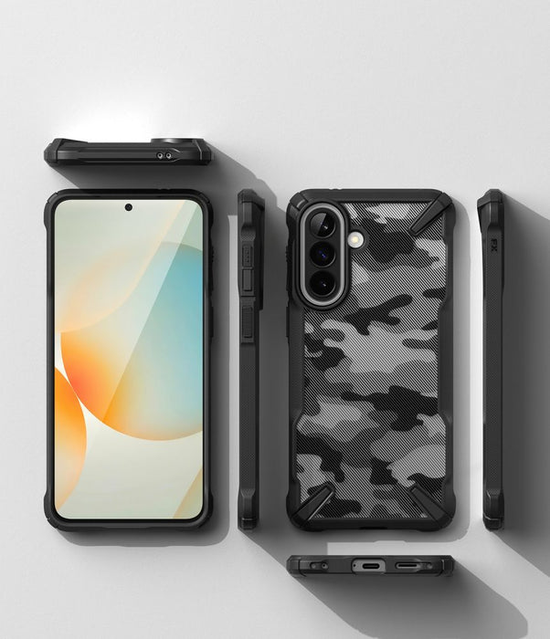 Калъф Ringke Fusion X за Samsung Galaxy A57 5G - черен и сив