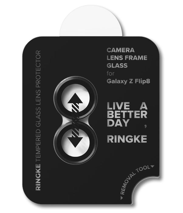 Протектор за рамка за камера Ringke за Samsung Galaxy Z Flip 8, 2 броя - черен