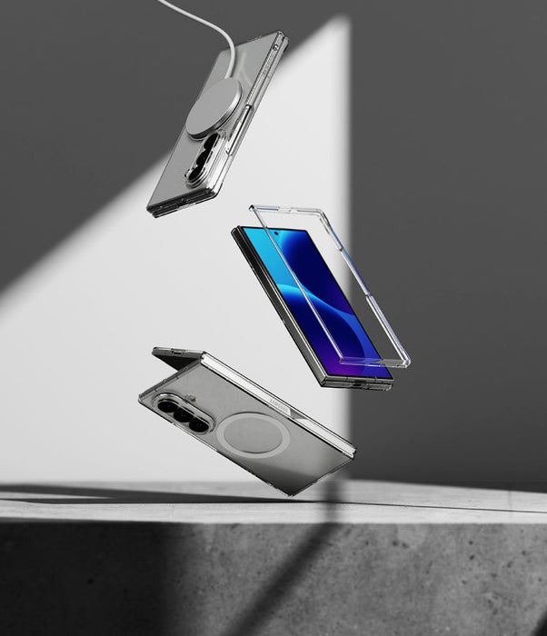 Ringke тънък магнитен калъф MagSafe за Samsung Galaxy Z Fold 8 - прозрачен