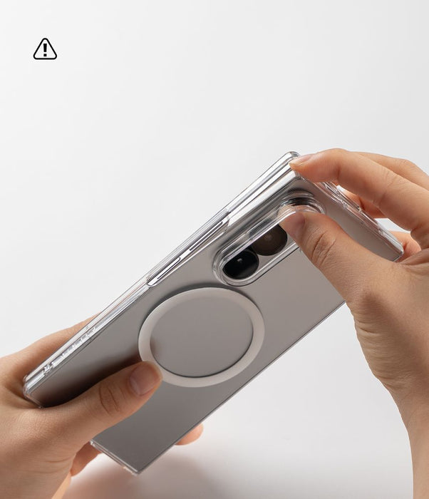 Ringke тънък магнитен калъф MagSafe за Samsung Galaxy Z Fold 8 - прозрачен