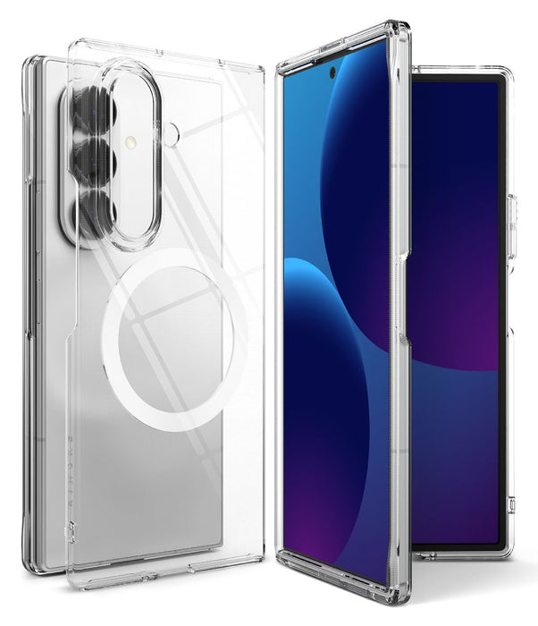 Ringke тънък магнитен калъф MagSafe за Samsung Galaxy Z Fold 8 - прозрачен