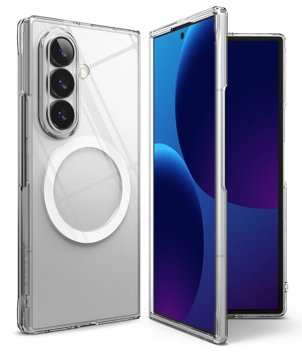 Ringke тънък магнитен калъф MagSafe за Samsung Galaxy Z Fold 8 - прозрачен