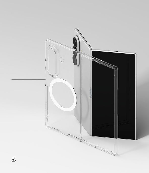 Ringke тънък магнитен калъф MagSafe за Samsung Galaxy Z Fold 8 - прозрачен