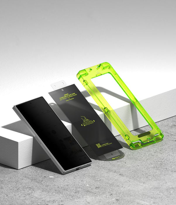 Стъклен протектор Ringke Easy Slide Privacy 360 за Samsung Galaxy Z Fold 8 Ultra, 2 броя, с твърда обвивка и капак.
