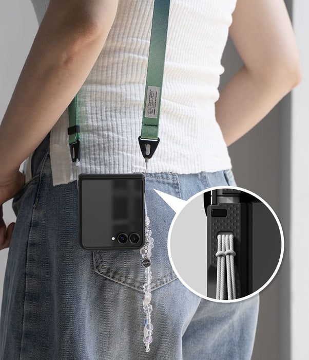 Калъф Ringke Onyx Flap за Samsung Galaxy Z Flip 8 - черен