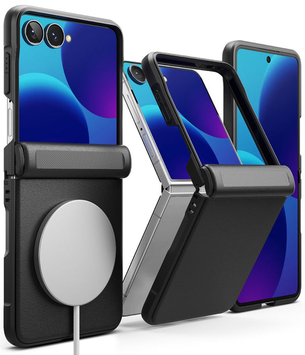 Калъф Ringke Onyx Flap Magsafe за Samsung Galaxy Z Flip 8 - черен