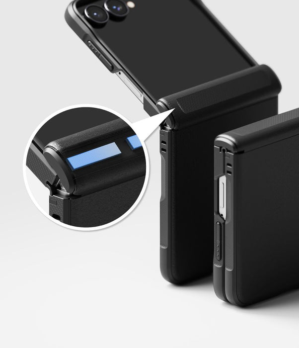 Калъф Ringke Onyx Flap Magsafe за Samsung Galaxy Z Flip 8 - черен
