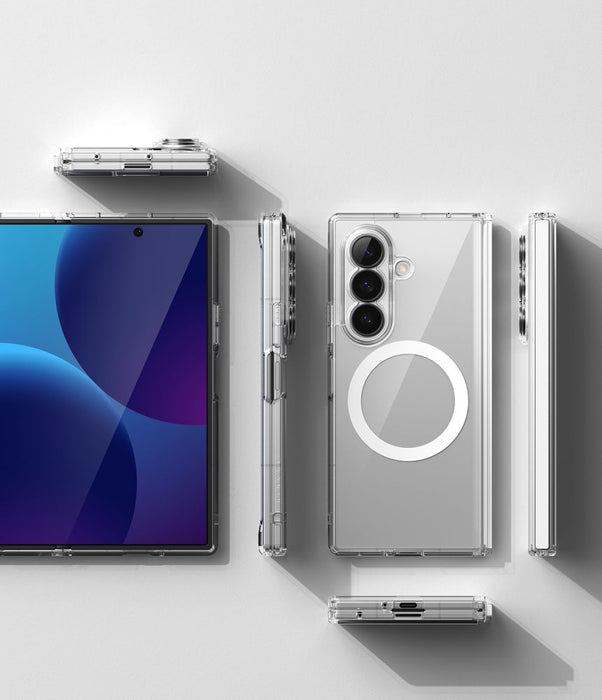 Ringke Fusion Flap MagSafe калъф за Samsung Galaxy Z Fold 8 Ultra - прозрачен
