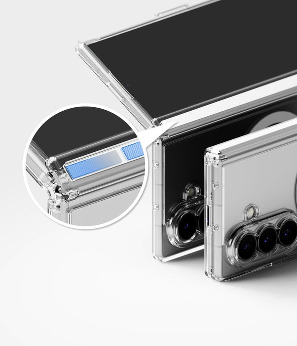 Ringke Fusion Flap MagSafe калъф за Samsung Galaxy Z Fold 8 Ultra - прозрачен