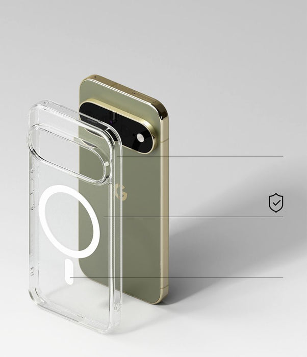 Ringke Fusion Magnetic MagSafe калъф за Google Pixel 11 Pro XL - прозрачен