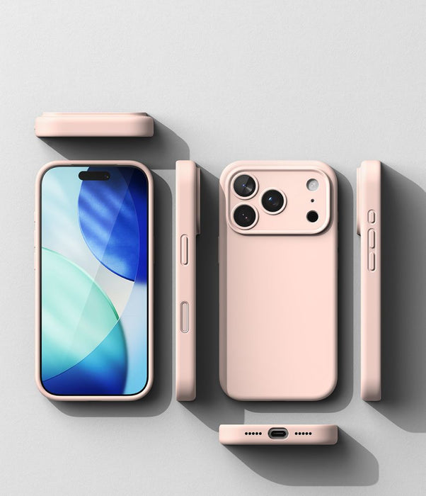 Силиконов калъф Ringke MagSafe за iPhone 18 Pro Max - розов