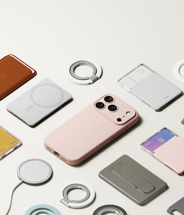 Силиконов калъф Ringke MagSafe за iPhone 18 Pro Max - розов