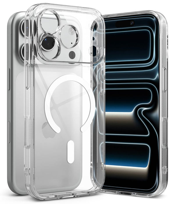 Ringke Fusion Magnetic MagSafe калъф за iPhone 18 Pro / 17 Pro - прозрачен