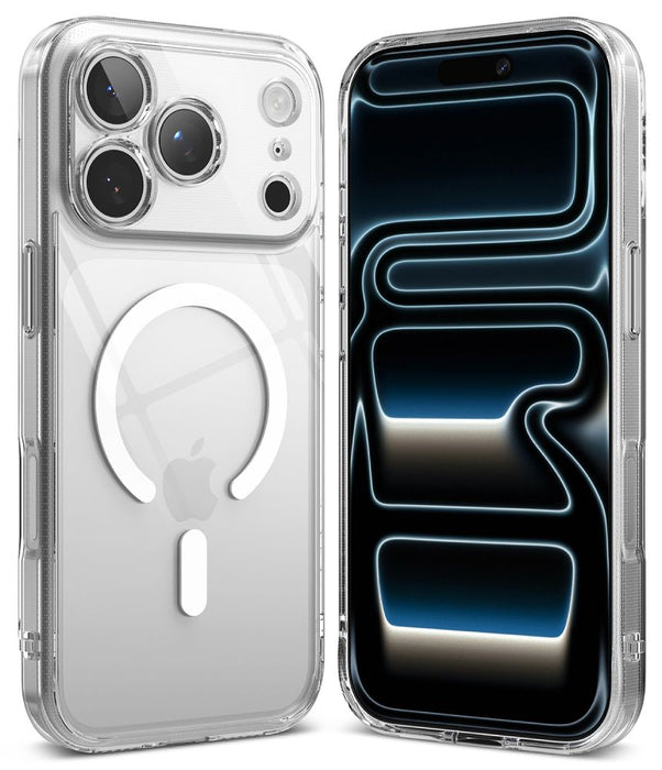 Ringke Fusion Magnetic MagSafe калъф за iPhone 18 Pro / 17 Pro - прозрачен