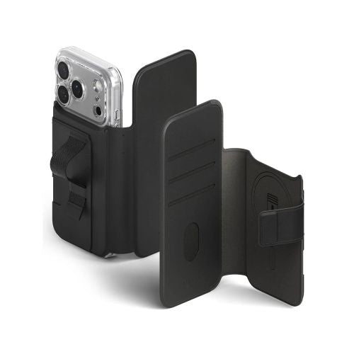 Ringke iPhone 17 Pro Max Case Folio Grip Wallet Magnetic Black