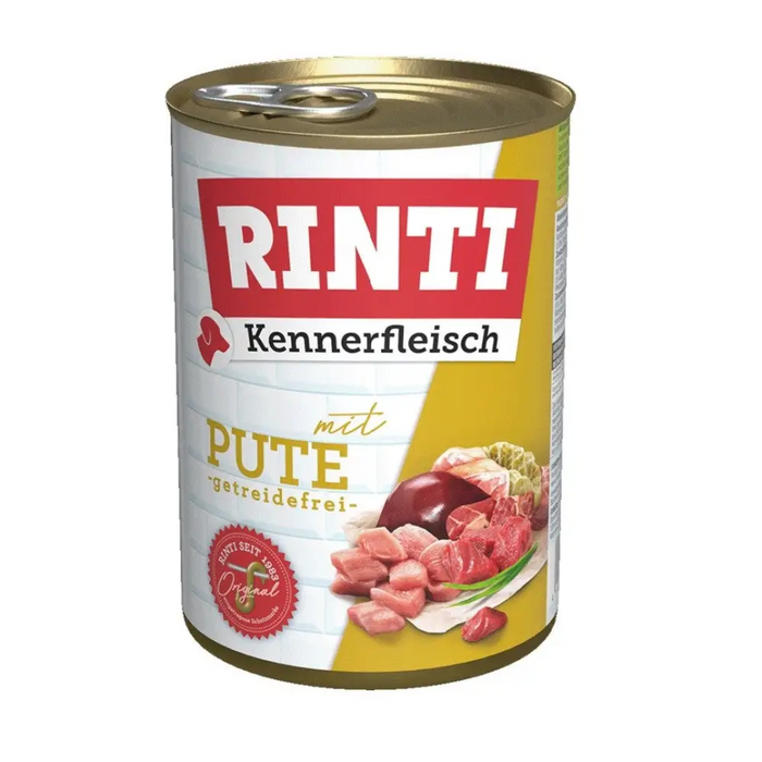 RINTI Kennerfleisch Turkey - мокра храна за кучета - 400гр
