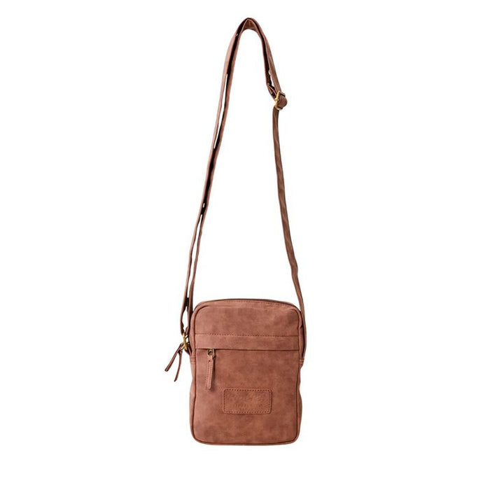 Чанта за Рамо Rip Curl Classic Leazard No Idea Pouch Кафяв