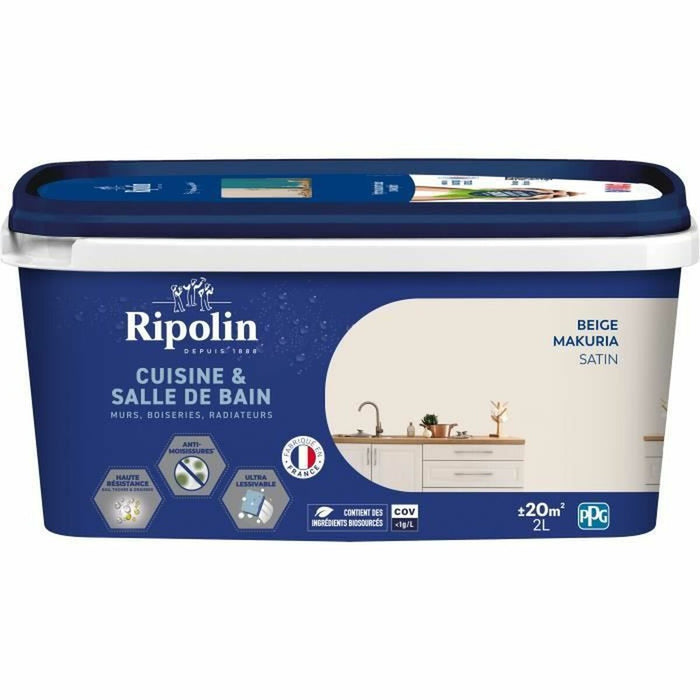 Грундова Боя Ripolin Бежов Сатиниран 2 L