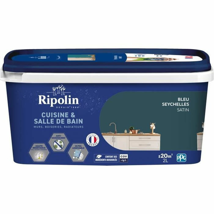 Грундова Боя Ripolin Син Сатиниран 2 L