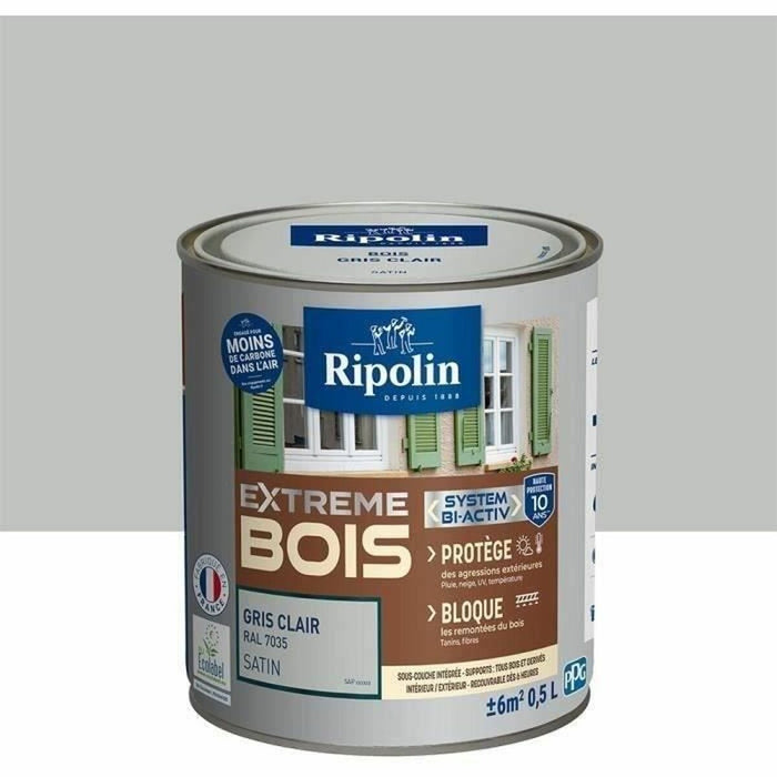 Грундова Боя Ripolin Сив Сатиниран 500 ml