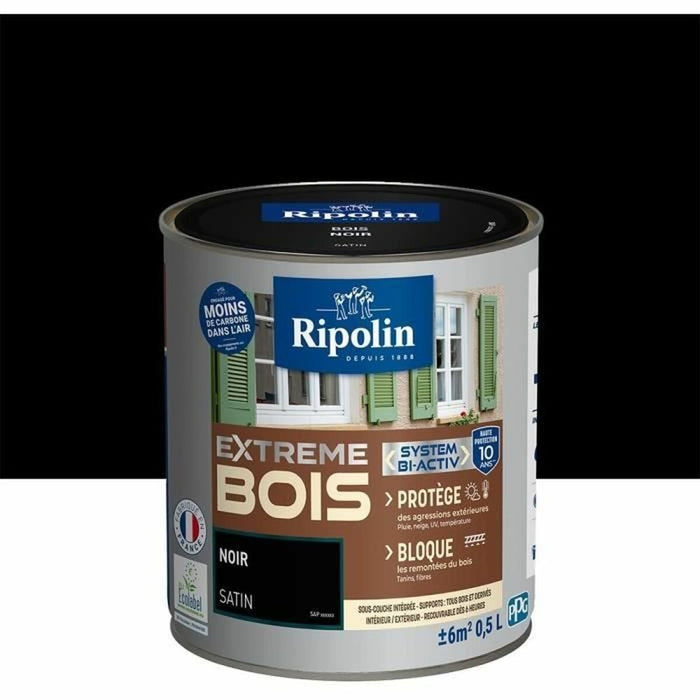 Грундова Боя Ripolin noir Сатиниран 500 ml