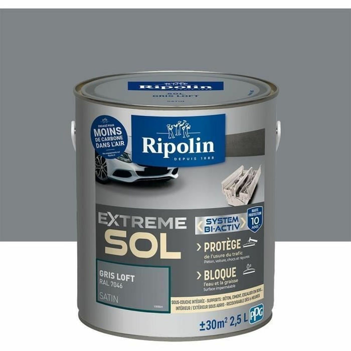 Грундова Боя Ripolin Сив Сатиниран 2,5 L