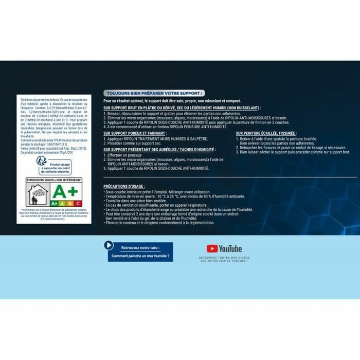 Грундова Боя Ripolin Бял матов 2,5 L