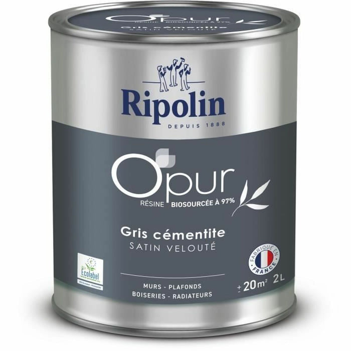 Грундова Боя Ripolin 472185 Сив Сатиниран 2 L