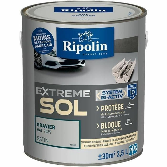 Грундова Боя Ripolin Сив Сатиниран 2,5 L